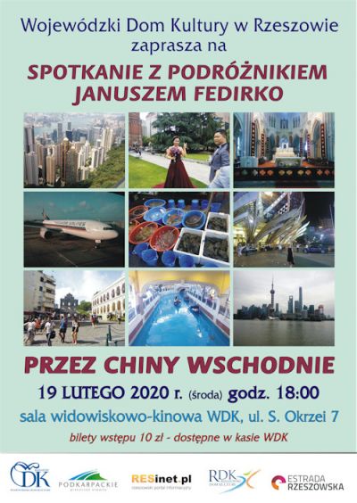 Plakat spotkania z podr&oacute;żnikiem